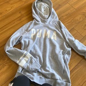 Women’s large grey puma hoodie